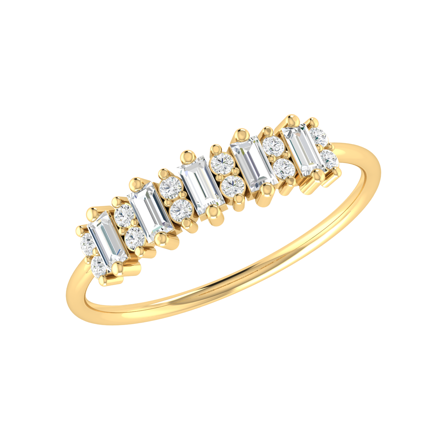 Gem Galore Yellow Gold Lab Grown Diamond